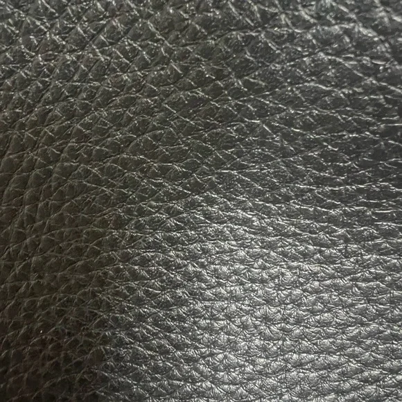 Wrangler Black Pebbled Leather Backpack with Tan Logo Patch - Picture 7 of 7